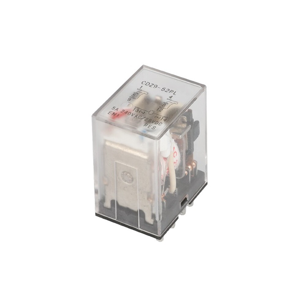 CDZ9L-52P DC/AC Intermediate Relay for DELIXI 12V 24V 110V 220V 380V