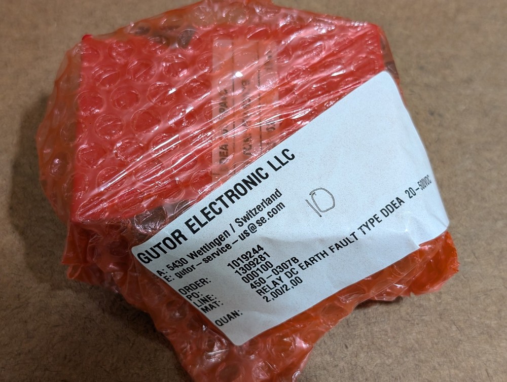 Gutor 450-0307B DDEA DC Earth Leakage Relay – New