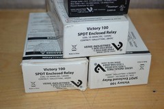 lot of 4 ~ Veris Victory 100 SPDT Enclosed Relay 10-30VAC/VDC 120V 10AMP ~ (E)