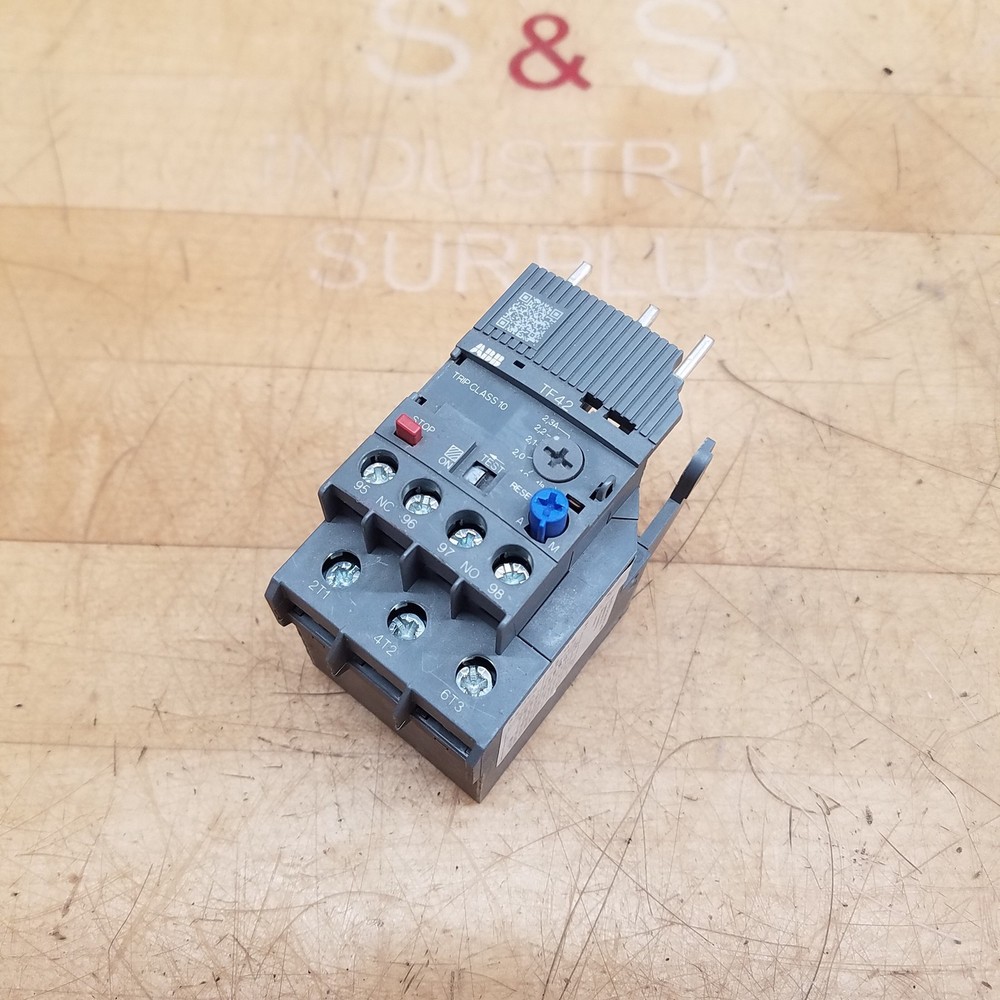 ABB TF42-2.3 Thermal Overload Relay, 690VAC, 1.7A-2.3A, Trip Class 10 – USED