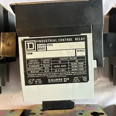 LOT OF 6 Square D 8501 X0 01 Control Relay Series A Type X SEE PICTURES.
