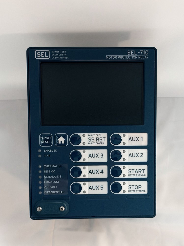 NEW SEL-710-5 Motor Protection Relay 071050E1A1A9X7485A200 Ethernet Fiber HMI