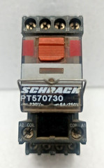 Schrack PT570730 Relay With Schrack PT78704 base 220 V Checked and Tested