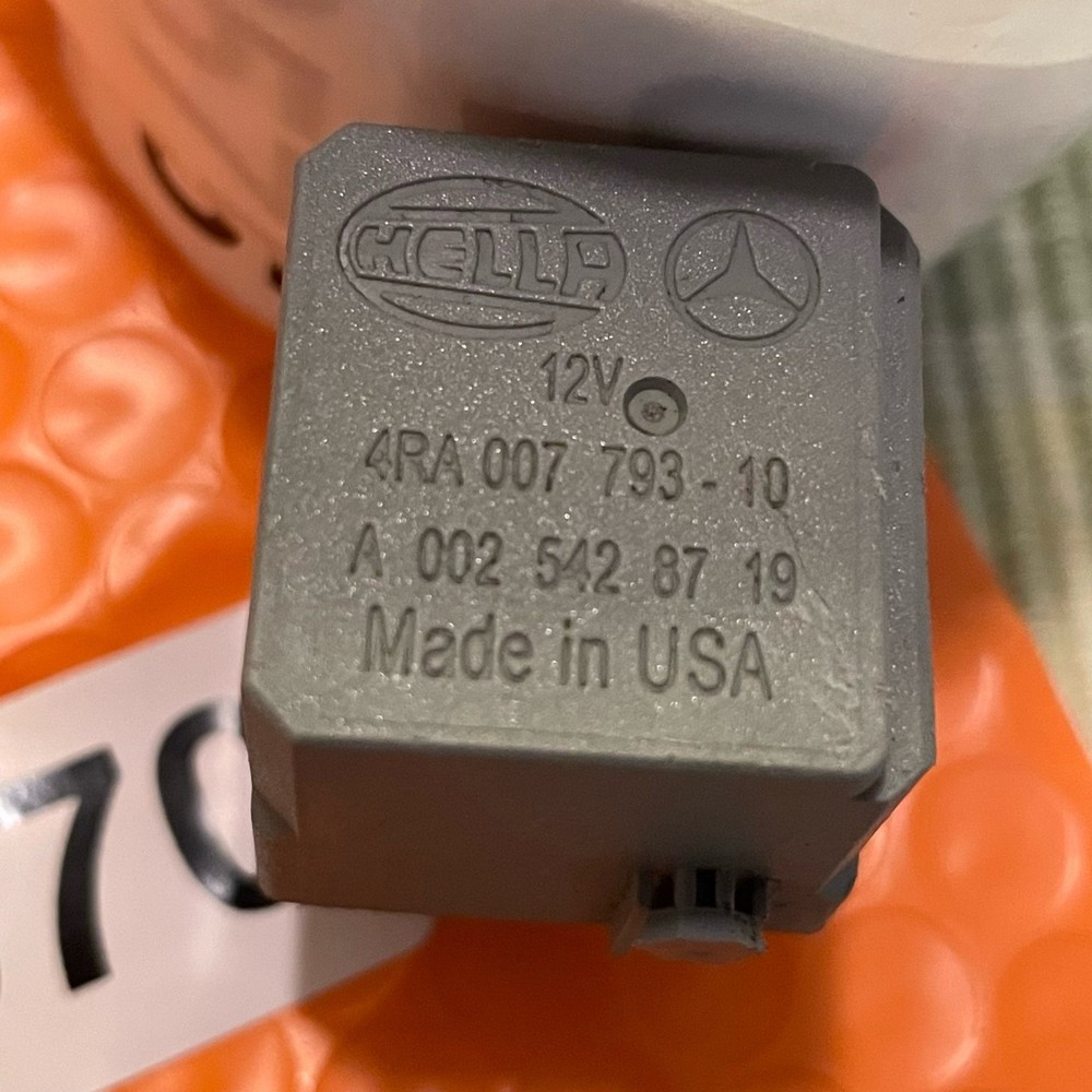 ✅Hella 12V 4-Pin Automotive Relay for Mercedes-Benz #️⃣0570