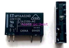 For Fujitsu FTR-MYAA024D Electromechanical Relay 24VDC 5A 4 Pins(Pack of 5)