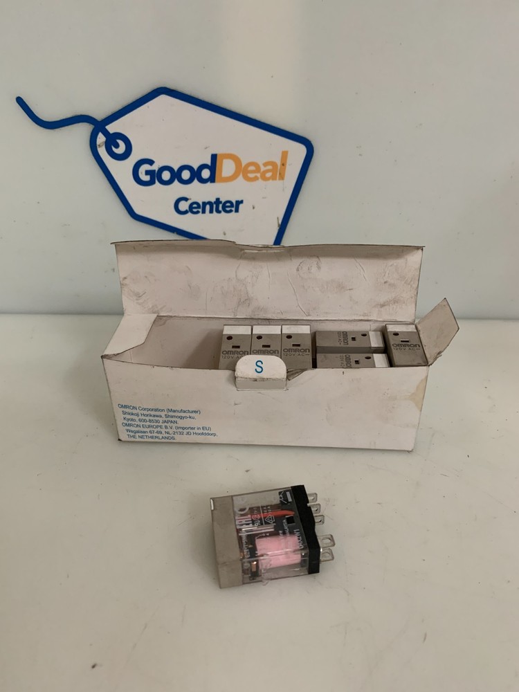 LOT OF 7 OMRON RELAY 5 PIN W/LED INDICATOR