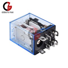 DC12V 8PIN LY2NJ 10A AC 220V Coil Power Relay LY2NJ HH62P JQX-13F Socket Bases