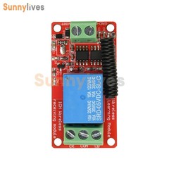DC 5V 12V 24V Wireless Remote Control Receiver Switch Relay Module 1CH 433MHz