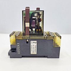 Fuji HH54PU-FL Relay 24VDC w/ TP514X1 Socket Base 5A 240VAC Used