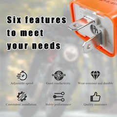 Reliable 12V 2-Pin LED Flasher Relay – Fix Hyper Flashes & Turn Signal Issues