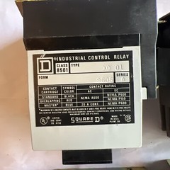 LOT OF 6 Square D 8501 X0 01 Control Relay Series A Type X SEE PICTURES.