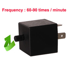 2 Pieces 12V 3 Pin Electronic LED Flasher Relay 0.1W-150W C/M Motorcycle Turn Si
