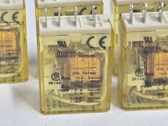 Lot of 10 IDEC RH1B-U Plug-In General Purpose Relays AC120V 4PDT