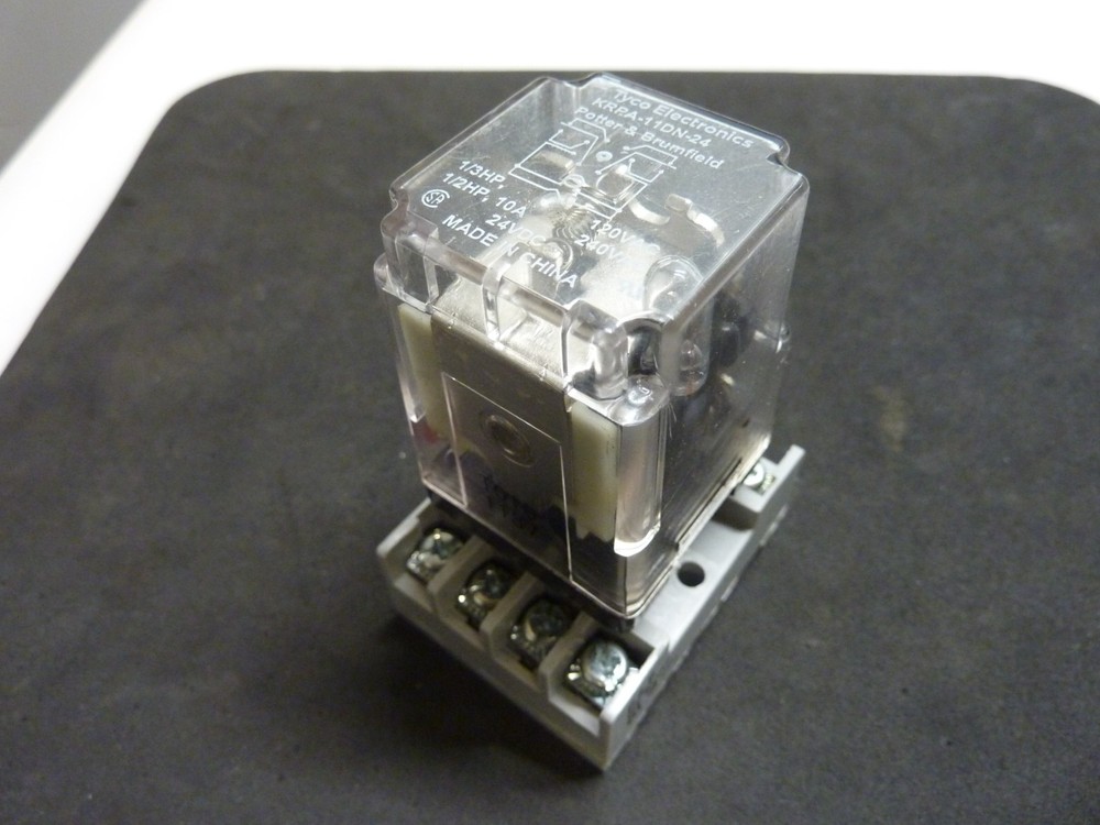 Potter & Brumfield KRPA-11DN-24 Relay Coil-24VDC w/ Bases P&B 27E891 (31443)