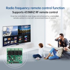 4 Channel Relay Switch Module 433MHZ RF APP Wireless Remote Control For eWeLink