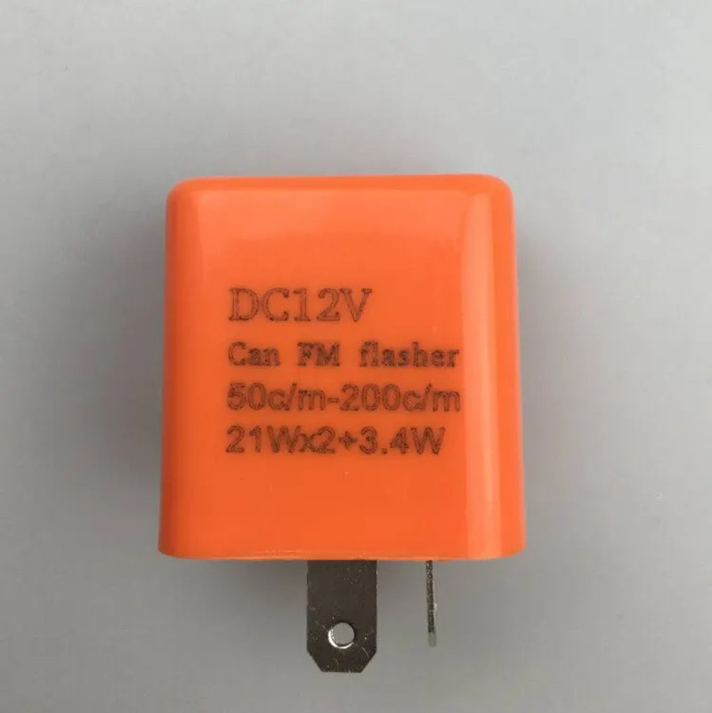 12V Speed Adjustable 2 Pin LED Electronic Flasher Relay for Motorcycle Turn Sign