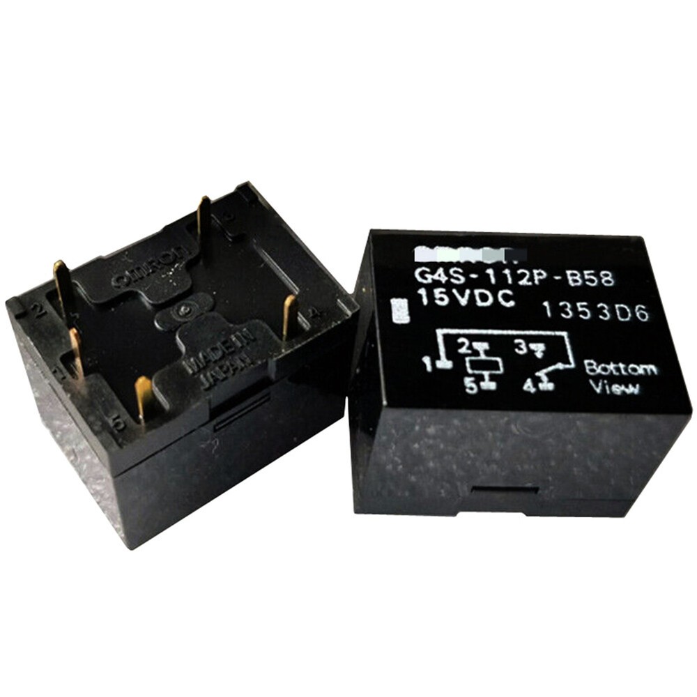 2Pcs G4S-112P-B58 15VDC Power Relay 5Pins