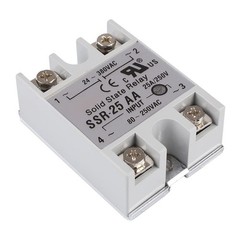 SSR-25AA AC-AC Soild State Relay 25A 80-250VAC 24-380VAC GSE