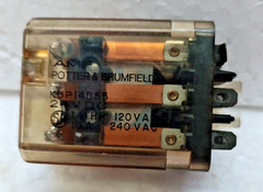AMF Potter & Brumfield KUP14D55 24V DC Relay 1/4 HP 10A 120V/240V AC