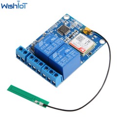 2 Channel Relay Module SMS GSM Remote Control Switch SIM800C STM32F103CBT6