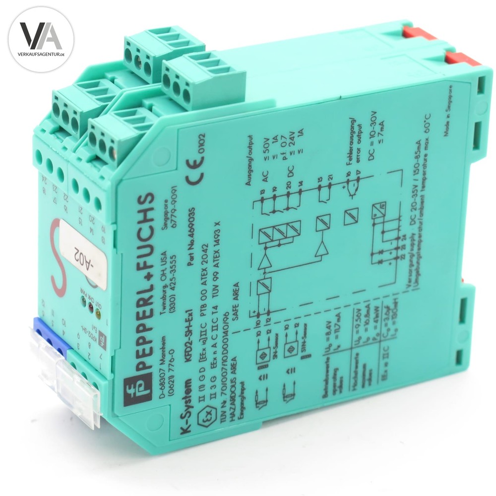 Pepperl+Fuchs KFD2-SH-Ex1 Signal Booster Switching Amplifier Ex 46903S