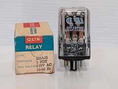 Cornell-Dubilier 323A10-115 Overload Relay, 3PDT, 10A, 11-Pin, 1/4HP, 115vac