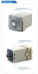 Temperature Controller Socket Guide Rail Type Relay Output K Input Thermostat AC