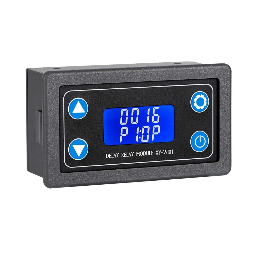 Delay Relay Module DC 6-30V Timer Relay 12V 24V 0.01s-9999min 50mA Digital Ti…