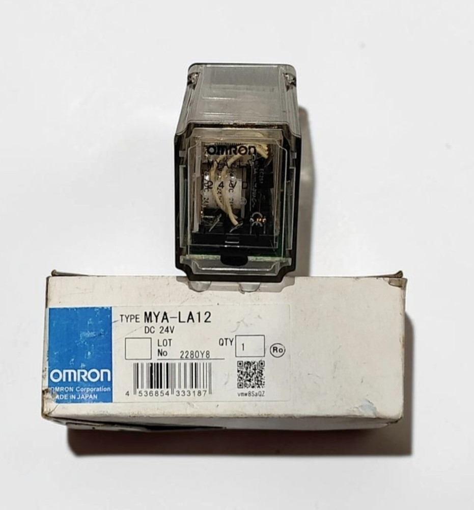 OMRON MYA-LA12 POWER RELAY VOLTAGE 24VDC 11PIN FREE FAST SHIPPING