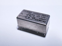 V23040-A0002-B201 Siemens Polarized PCB Relay 12VDC SPDT 2A 125VAC/150VDC 6-Pin