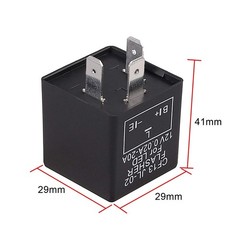 3Pins Flasher Relay Flasher Relay LED Light Indicator Relay Flasher with Switch…