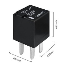2 PCS G8VA-1A4T-R 4 Pin 12V DC 20A SPST Automotive Power Relay Replacement