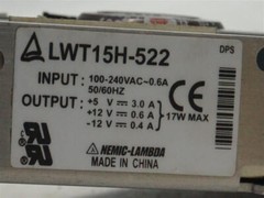 Nemic Lambda LWT15H-522 LWT15H522 Power Supply Expedited Shipping