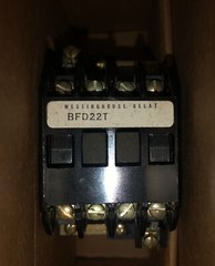 NOS Westinghouse BFD22T BFD Control Relay 300VDC 10amp 2NO-2NC Poles 240VDC Coil