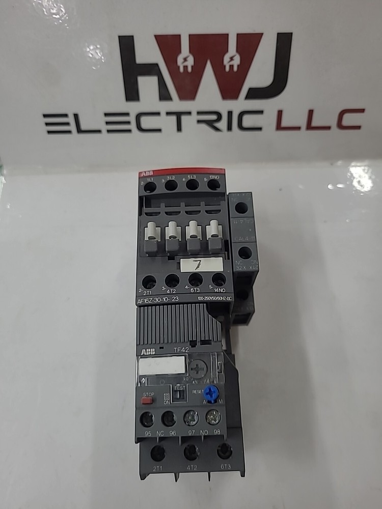 ABB AF16Z CONTACTOR W TF42-10 THERMAL CONTROL RELAY
