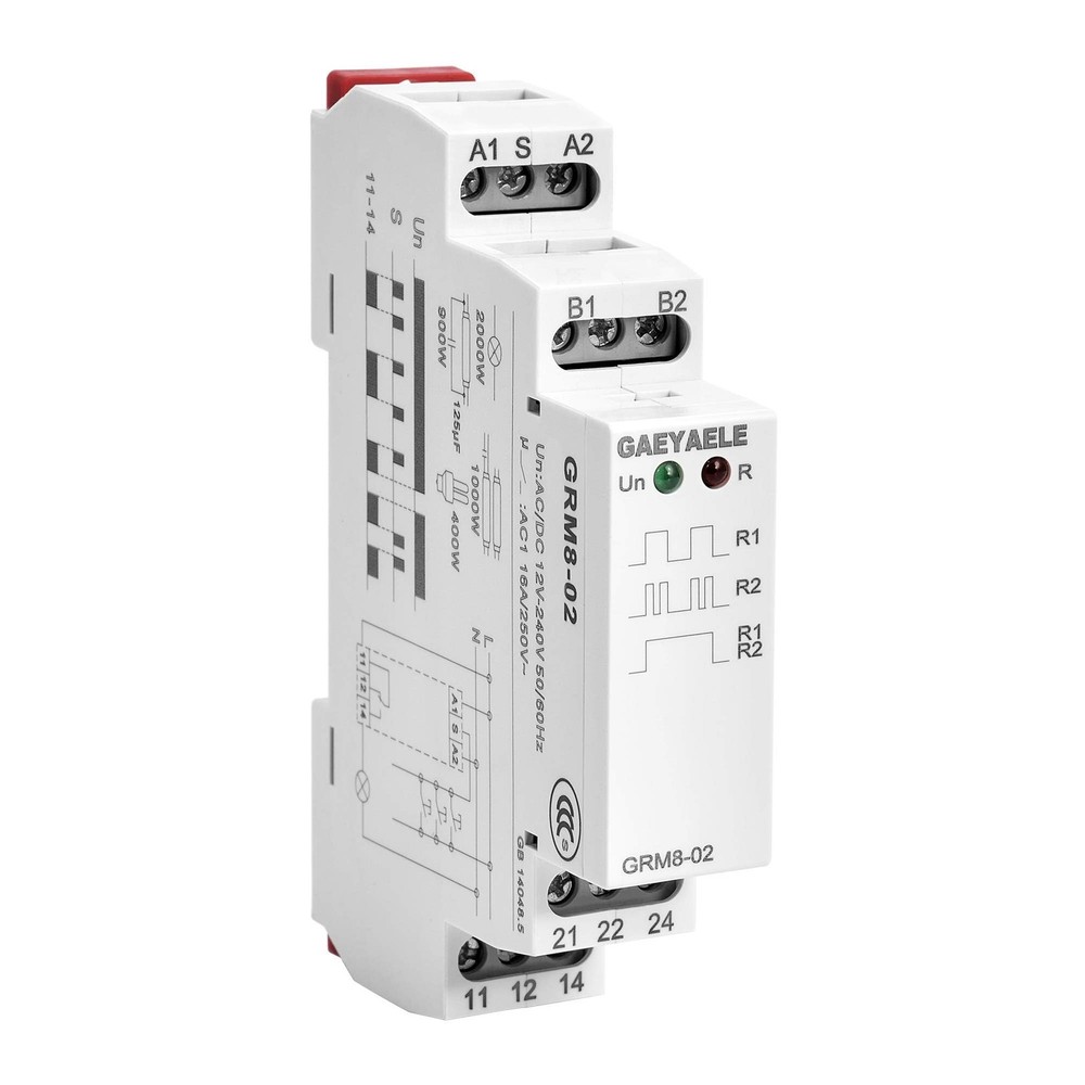 GRM8 Electronic Latching Relay Memory Relay Impulse Relay SPDT 16A Wide Range…