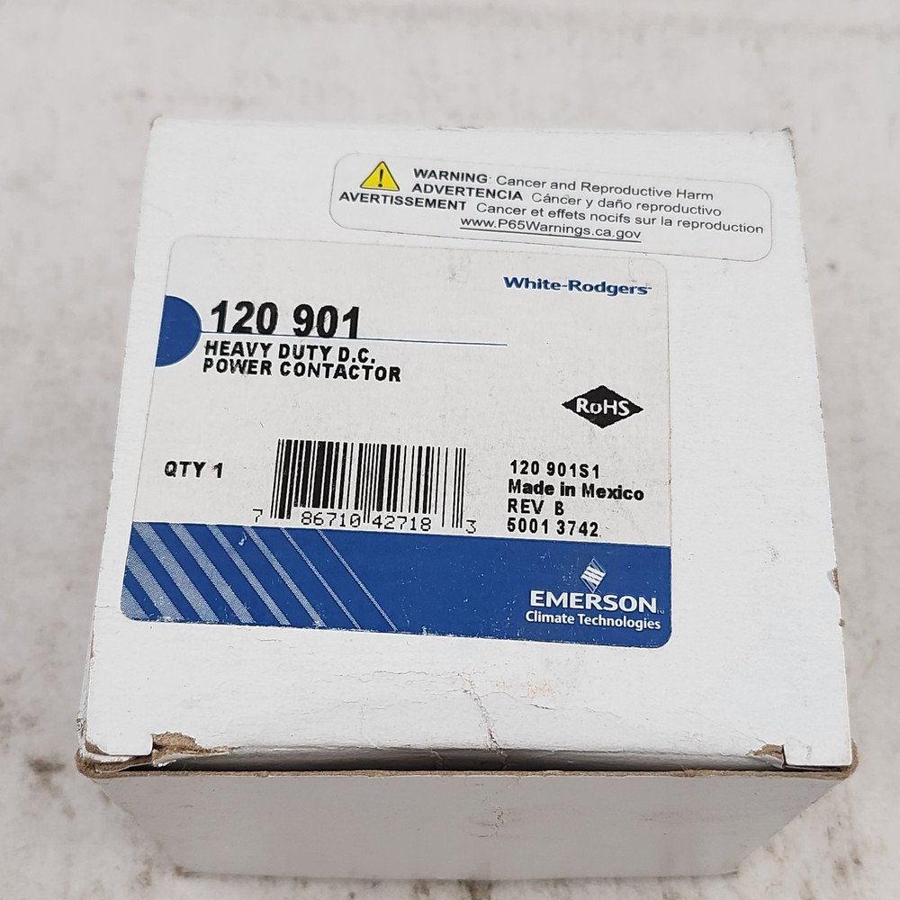 Emerson DC Power Relay Coil Contactor 120-901S1