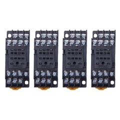 4x PYF14A DIN rail relay base base 14 pin for MY4NJ HH54P MY4 K1A7-