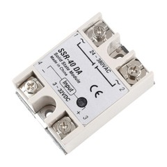 1-10Pcs SSR-25DA SSR-60DA 250V Solid State Relay Alloy Heat Sink 25/40/60/100A