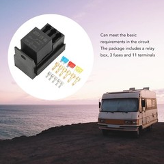 Relay Box Block Kit Heat Resistant ABS Blade Holder Box With 11PCS