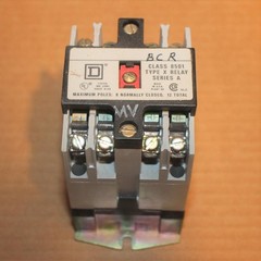 One Square D 8501 Type X X0 40 Form MV Ser A 3-N.O. & 1N.C. 120V Coil