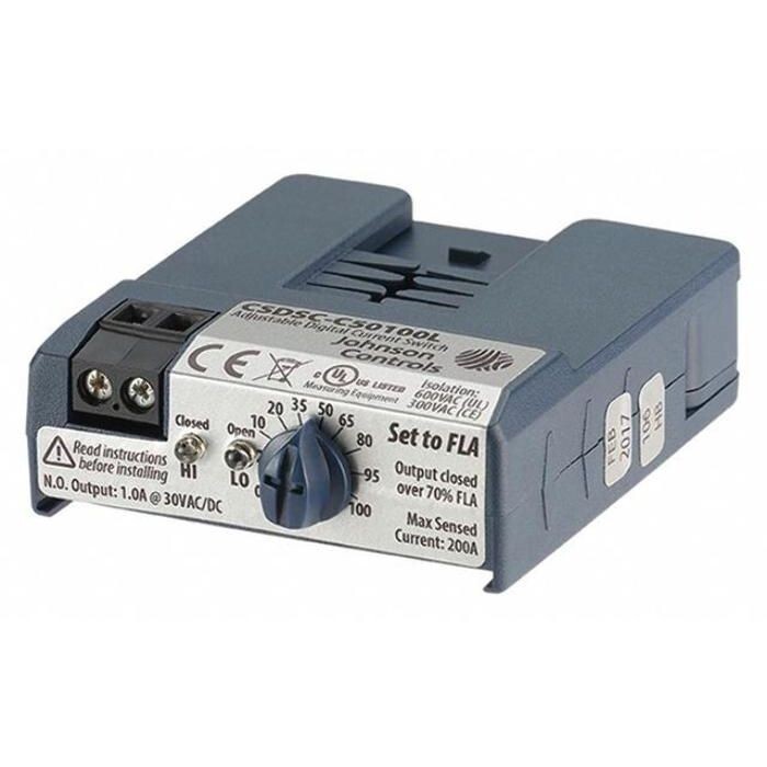 *Johnson Controls CSDSC-C50100L0 Current Sensing Relay; 0.50A; Self Powered