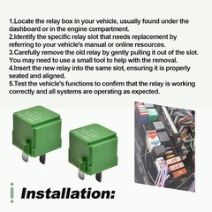 2 Pcs 5-Pin Automotive Multi Function Relay Compatible with 2003-2019 Mercedes B