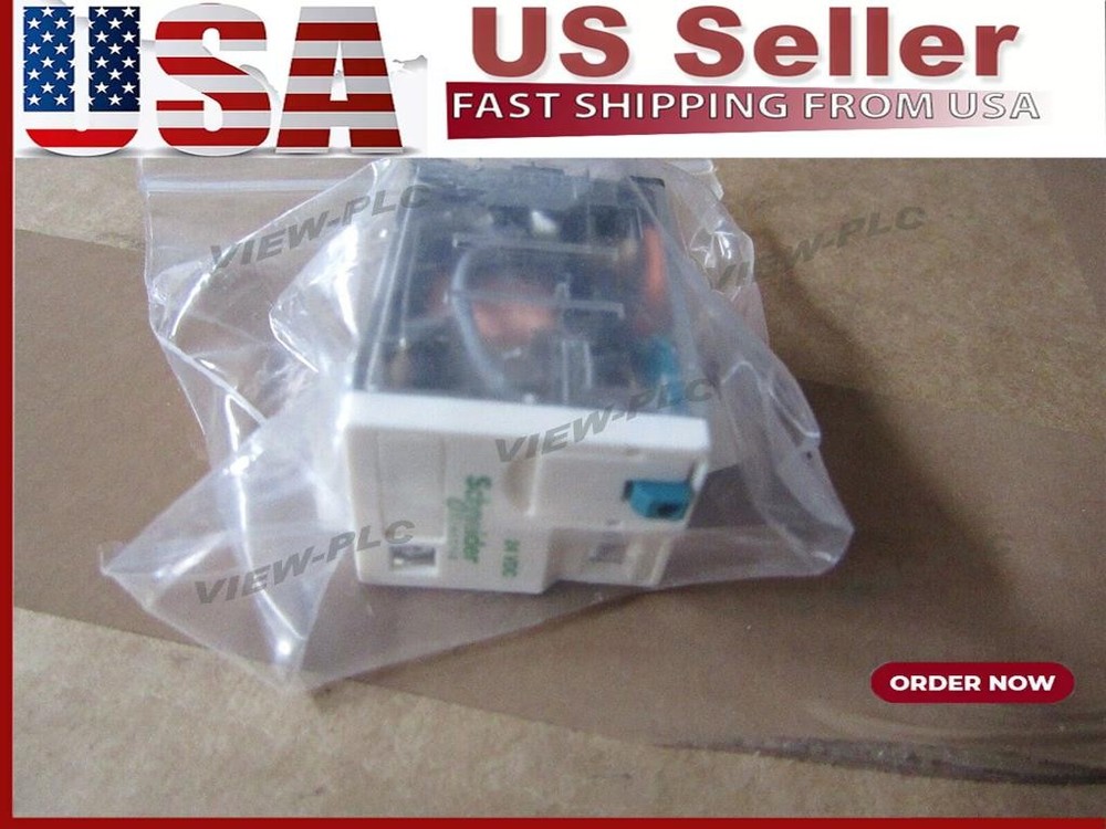 RXM2AB2BD Schneider PCB Mount 24V dc Coil DPDT 250VAC 12A Contacts US Free TAX