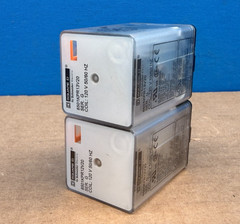 Lot of 2x Genuine Square D 8501KPR12V20 Plug In Relay 120V 50/60Hz Ser G