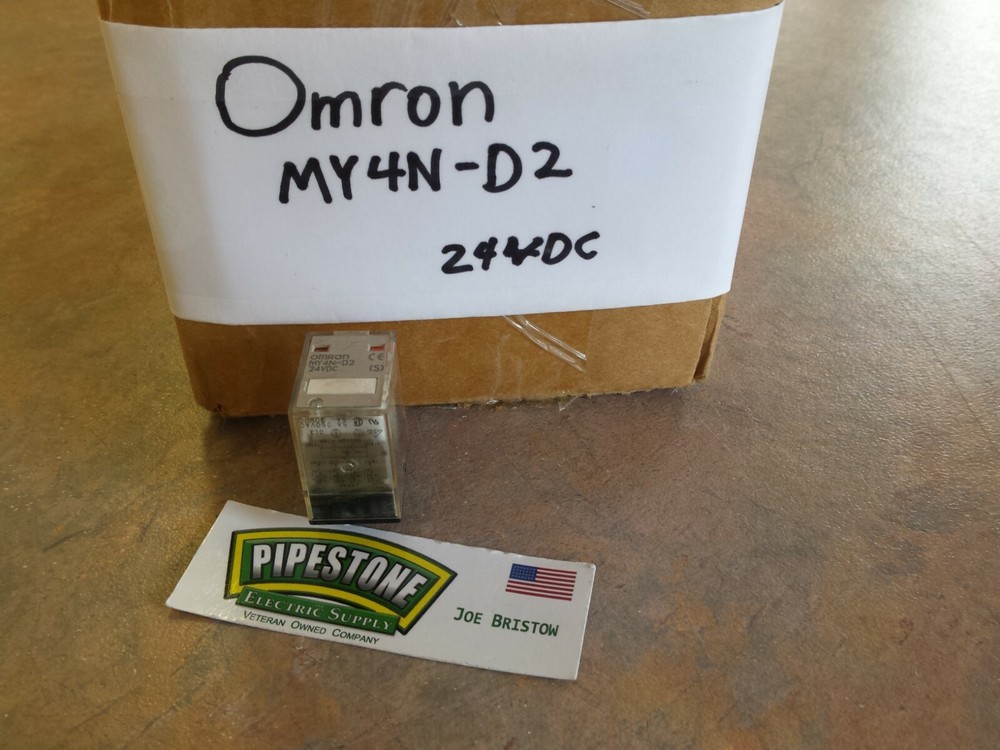 MY4N-D2 24VDC Omron Relay MY4ND2 24vdc Used