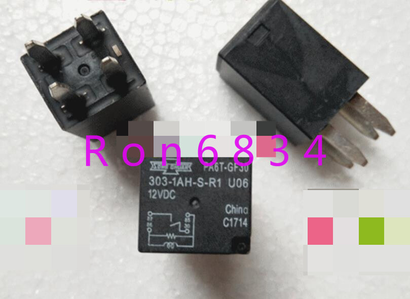 2pcs new Matsukawa 303-1AH-S-R1 U06 12VDC relay 20A 4-pin PA6T-GF30