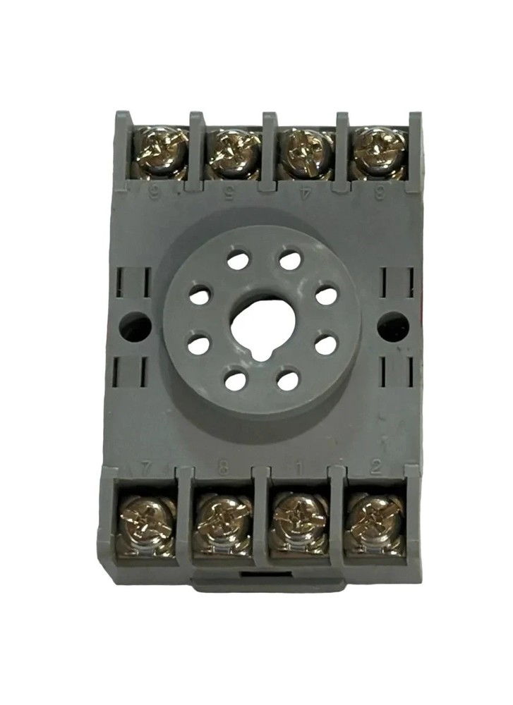 IDEC SR2P-08 DIN Rail Relay Socket Base 8-Pin Plug-In Relay Mount
