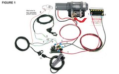 12V Winch Rocker Thumb Switch with Mounting Bracket Handle Bar Control Switch…