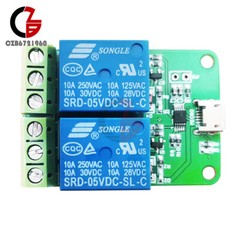 HID Drive free USB/Micro USB 1/2/4CH 5V Relay Module 10A 250V AC / 10A 30V DC